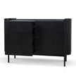 CDT10379-KD 1.2m Chest of Drawers - Full Black