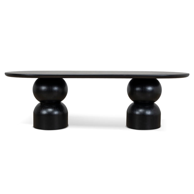 CDT10403-CN 2.5m Dining Table - Full Black