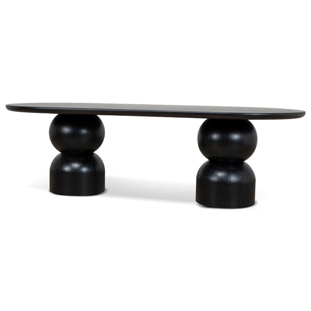 CDT10403-CN 2.5m Dining Table - Full Black