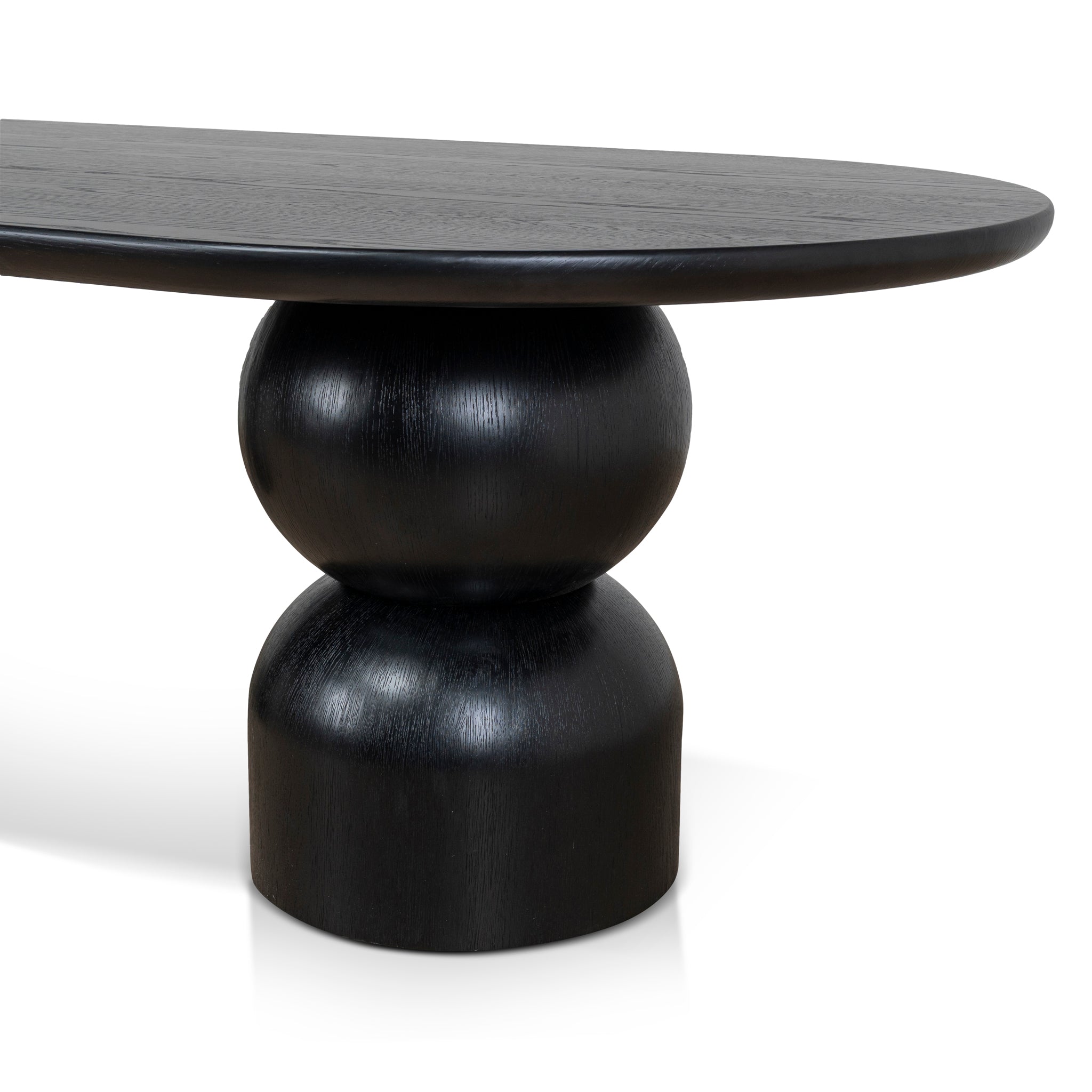 CDT10403-CN 2.5m Dining Table - Full Black