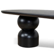 CDT10405-CN 2.8m Dining Table - Full Black