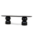 CDT10405-CN 2.8m Dining Table - Full Black