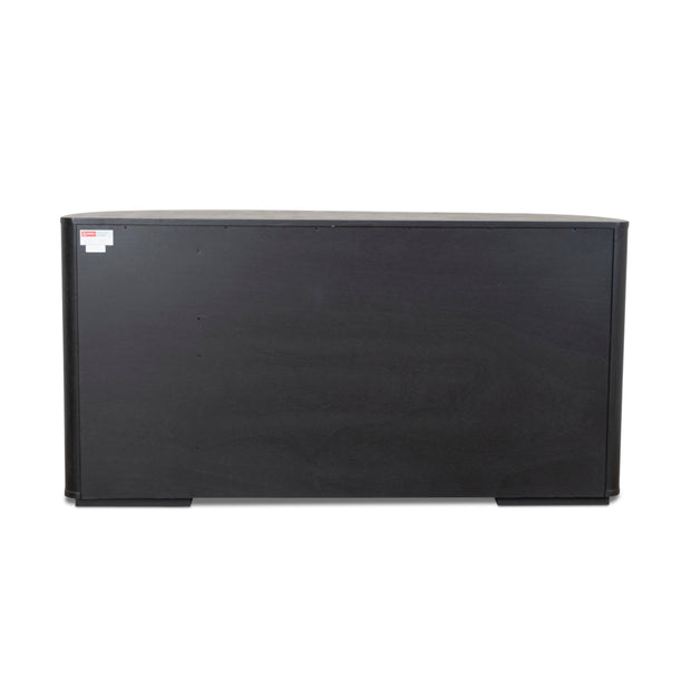 CDT10428-NI 1.55m Rattan Home Office Desk - Full Black