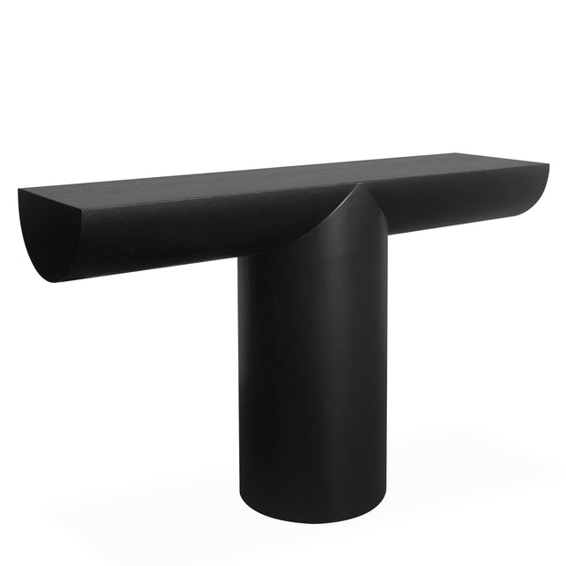 CDT10441-VA 1.3m Console Table - Textured Espresso Black