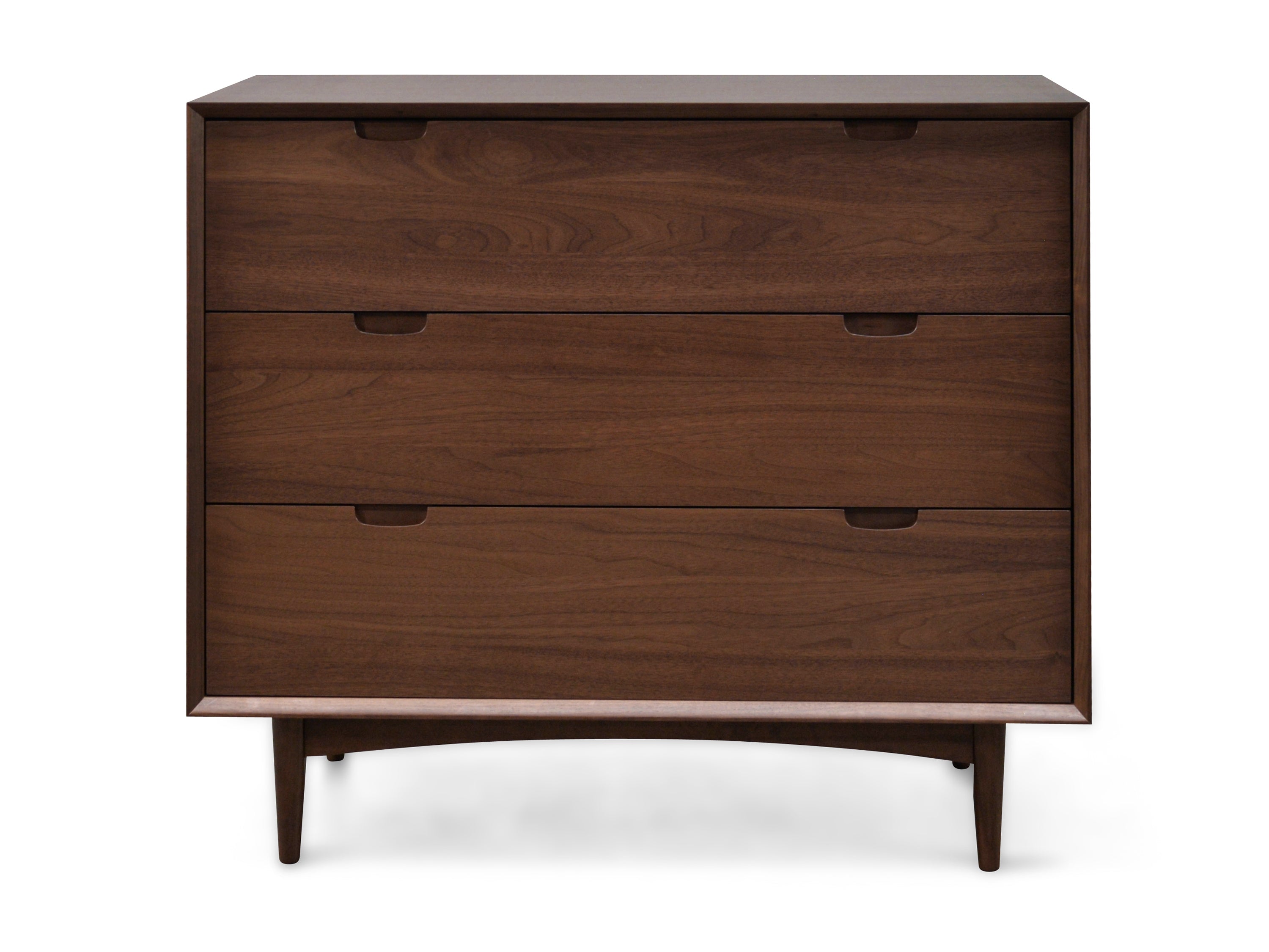 CDT1048-VN 3 Drawer Chest - Walnut