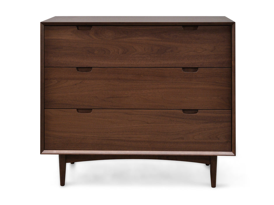 CDT1048-VN 3 Drawer Chest - Walnut