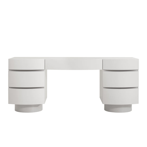 CDT10538-IG Home Office Desk - Warm Grey
