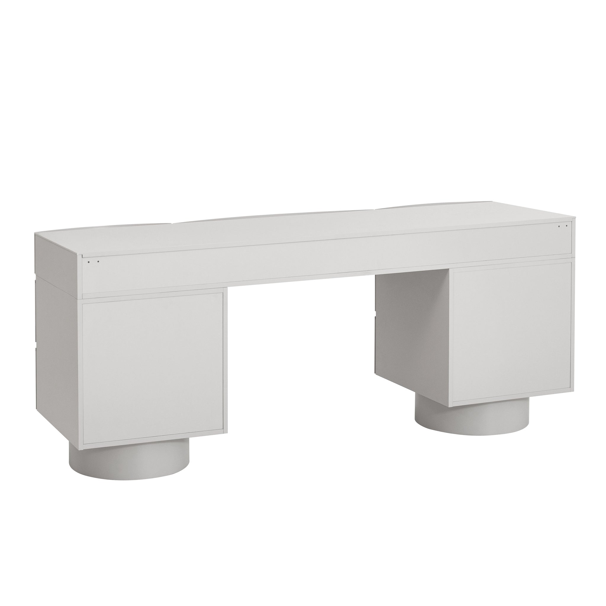 CDT10538-IG Home Office Desk - Warm Grey