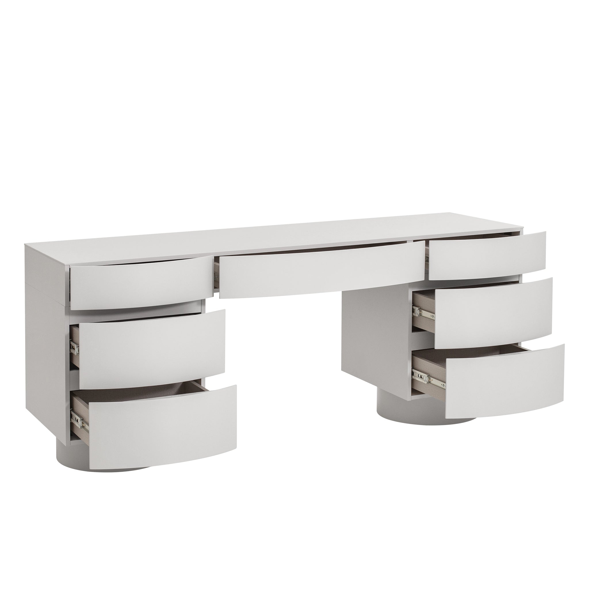 CDT10538-IG Home Office Desk - Warm Grey
