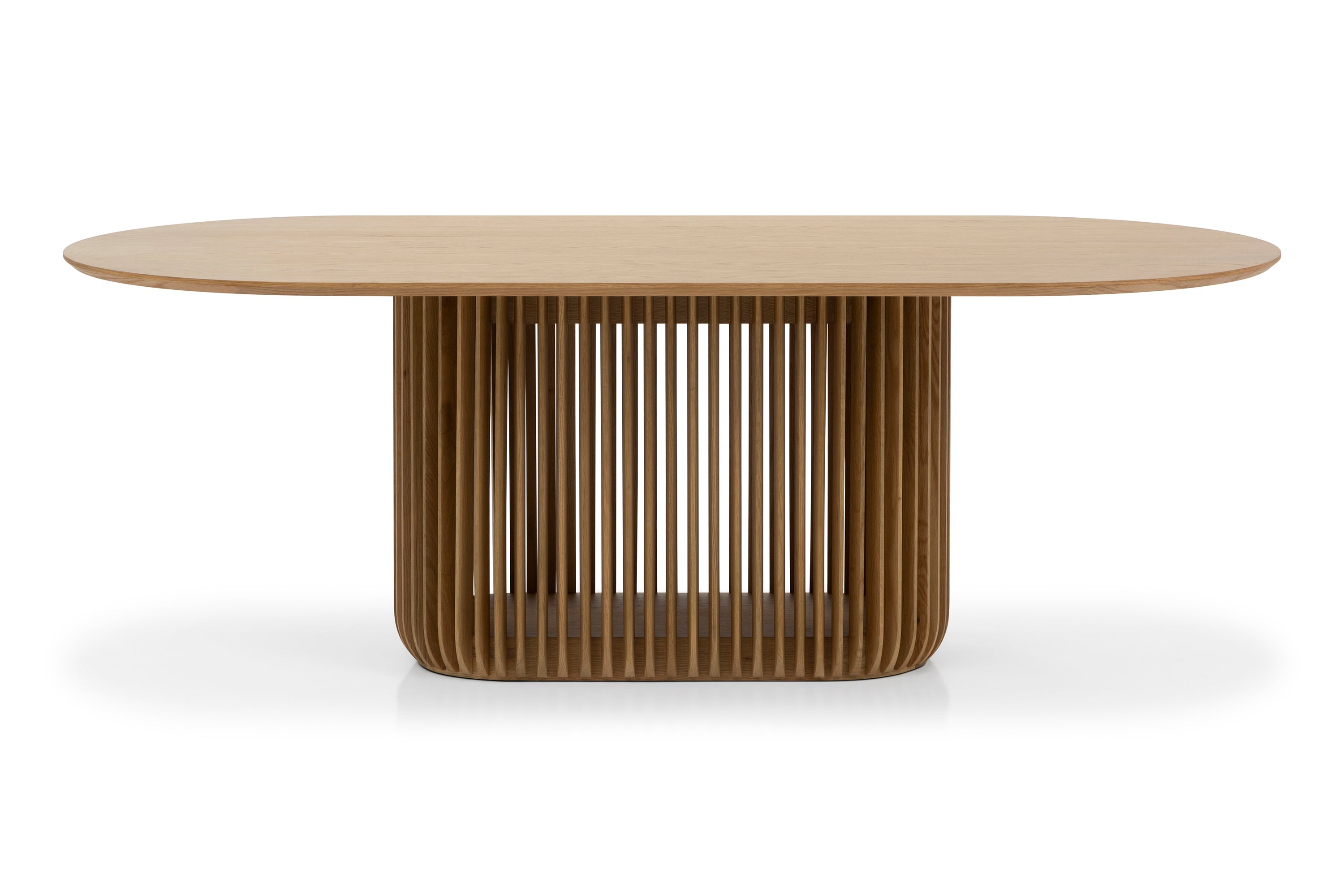 CDT10670-CU 2.2m Oval Dining Table - Natural