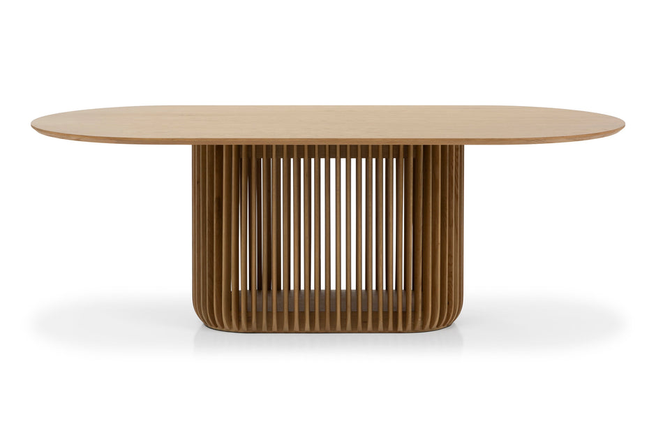 CDT10670-CU 2.2m Oval Dining Table - Natural