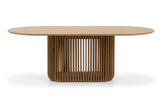 CDT10670-CU 2.2m Oval Dining Table - Natural