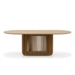 CDT10670-CU 2.2m Oval Dining Table - Natural