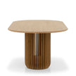 CDT10670-CU 2.2m Oval Dining Table - Natural