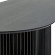 CDT10671-CU 2.2m Oval Dining Table - Black Stain