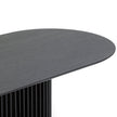 CDT10671-CU 2.2m Oval Dining Table - Black Stain