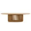 CDT10672-CU 2.8m Oval Dining Table - Natural