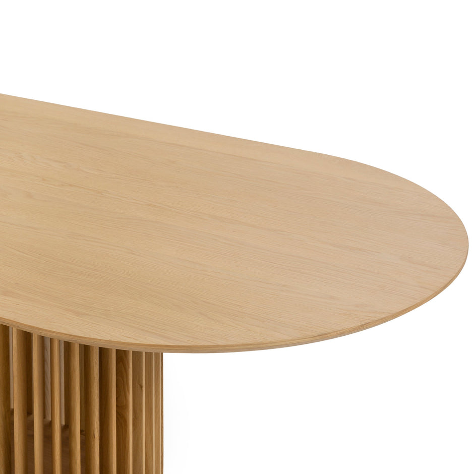 CDT10672-CU 2.8m Oval Dining Table - Natural