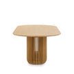 CDT10672-CU 2.8m Oval Dining Table - Natural