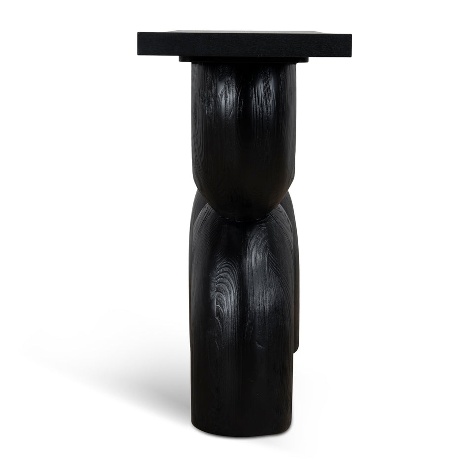 CDT10897-NI 1.6m Elm Console Table - Full Black