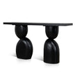 CDT10897-NI 1.6m Elm Console Table - Full Black