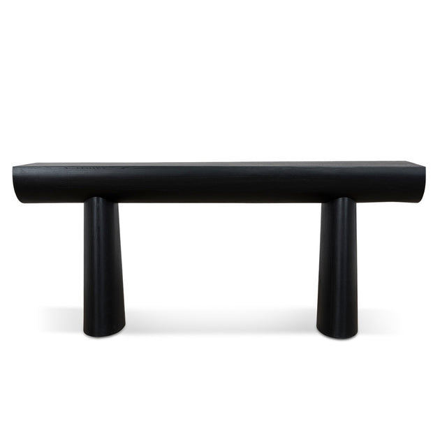 CDT10901-NI 1.8m Elm Console Table - Full Black