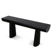 CDT10901-NI 1.8m Elm Console Table - Full Black
