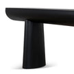 CDT10901-NI 1.8m Elm Console Table - Full Black