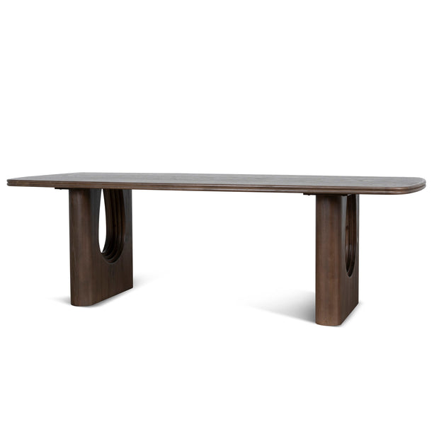 CDT10904-NI 2.4m Elm Dining Table - Walnut