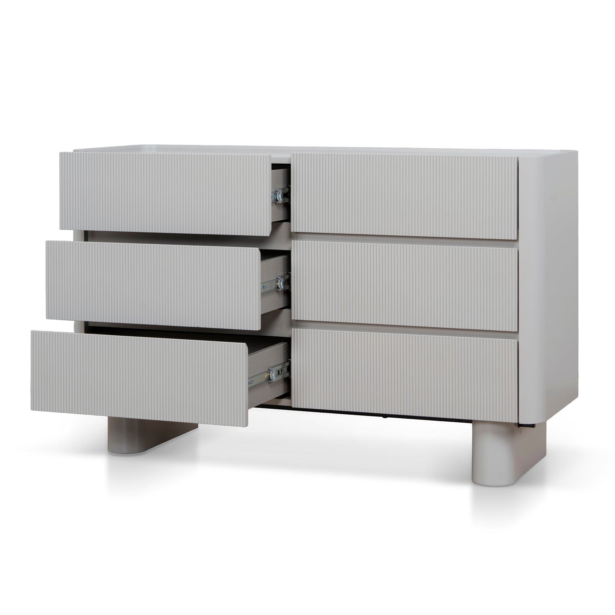 CDT10963-IG 1.2m Chest of Drawer - Warm Grey