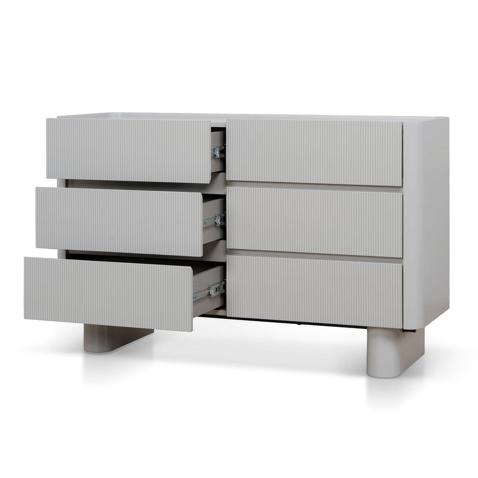 CDT10963-IG 1.2m Chest of Drawer - Warm Grey
