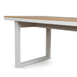 CDT12051-ID 1.6m Sand White Outdoor Dining Table - Natural