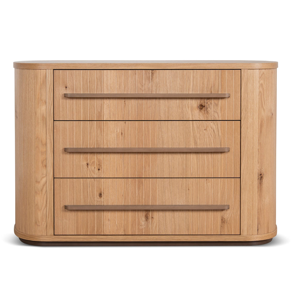 CDT12111-VN Chest of 3 Drawers - Knotty Oak