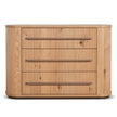 CDT12111-VN Chest of 3 Drawers - Knotty Oak