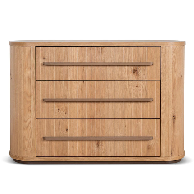 CDT12111-VN Chest of 3 Drawers - Knotty Oak