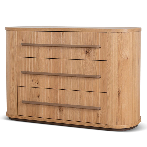 CDT12111-VN Chest of 3 Drawers - Knotty Oak