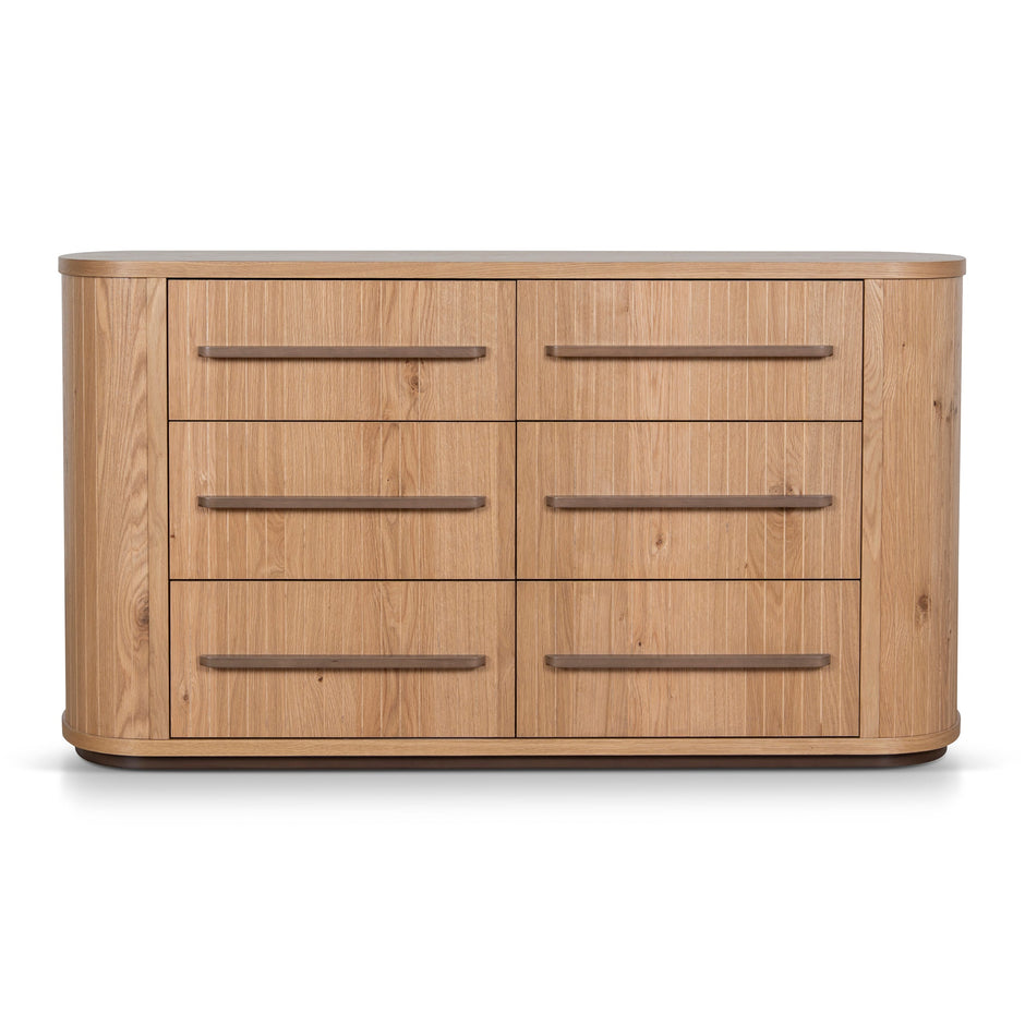 CDT12112-VN Chest of 6 Drawers - Knotty Oak
