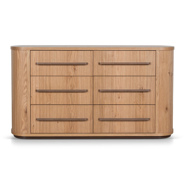 CDT12112-VN Chest of 6 Drawers - Knotty Oak