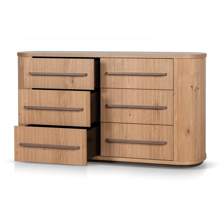 CDT12112-VN Chest of 6 Drawers - Knotty Oak