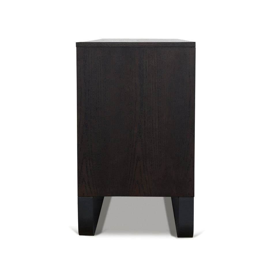 CDT12136-BB 1.6m Dresser Unit - Dark Walnut