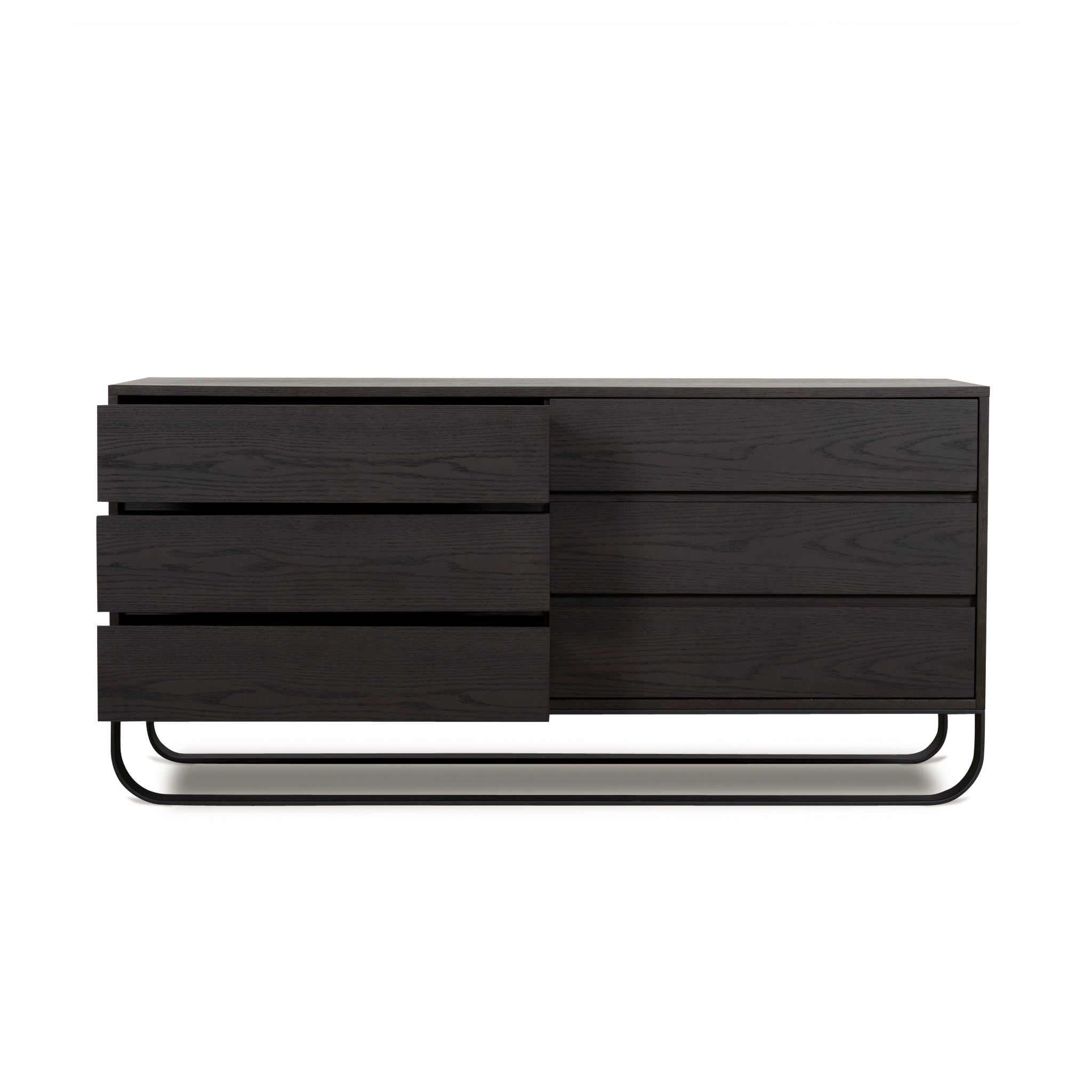 CDT12136-BB 1.6m Dresser Unit - Dark Walnut