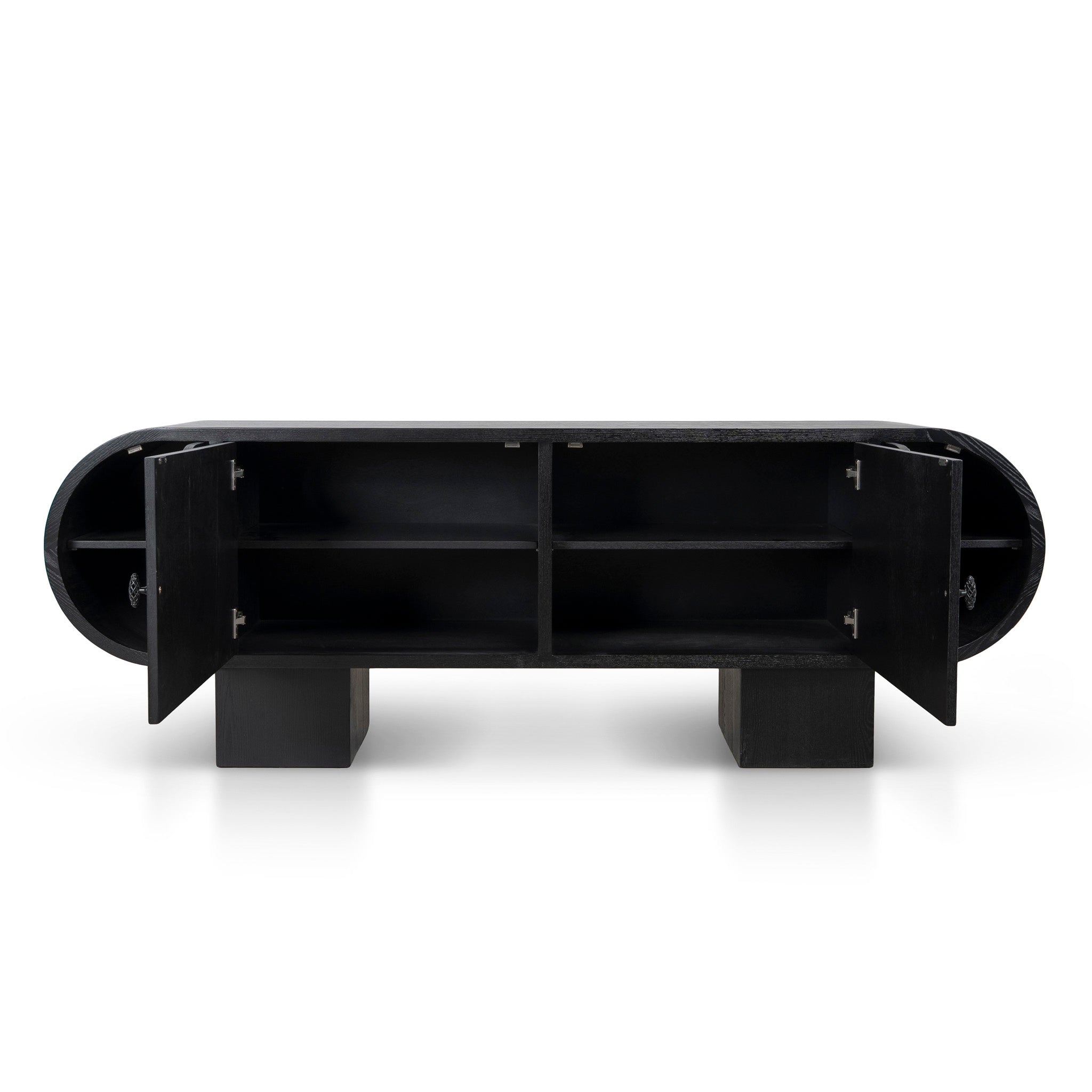 CDT12154-NI 2.2m Sideboard Unit - Full Black