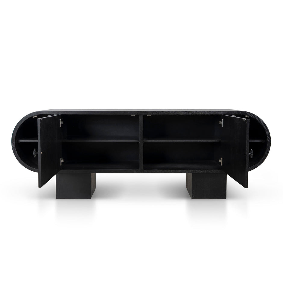 CDT12154-NI 2.2m Sideboard Unit - Full Black