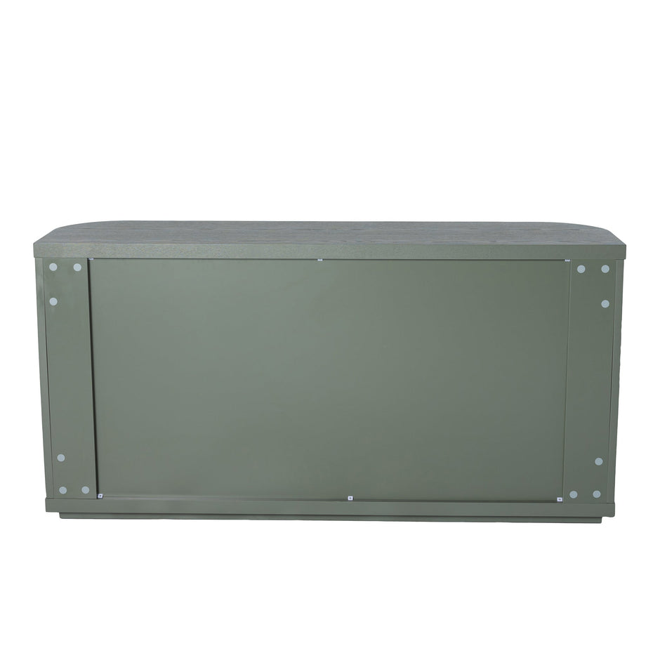 CDT12269-DW 1.6m Veneer Top Buffet Unit - Sage Green