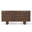 CDT12528-NA 1.83m Elm Sideboard Unit - Dark brown