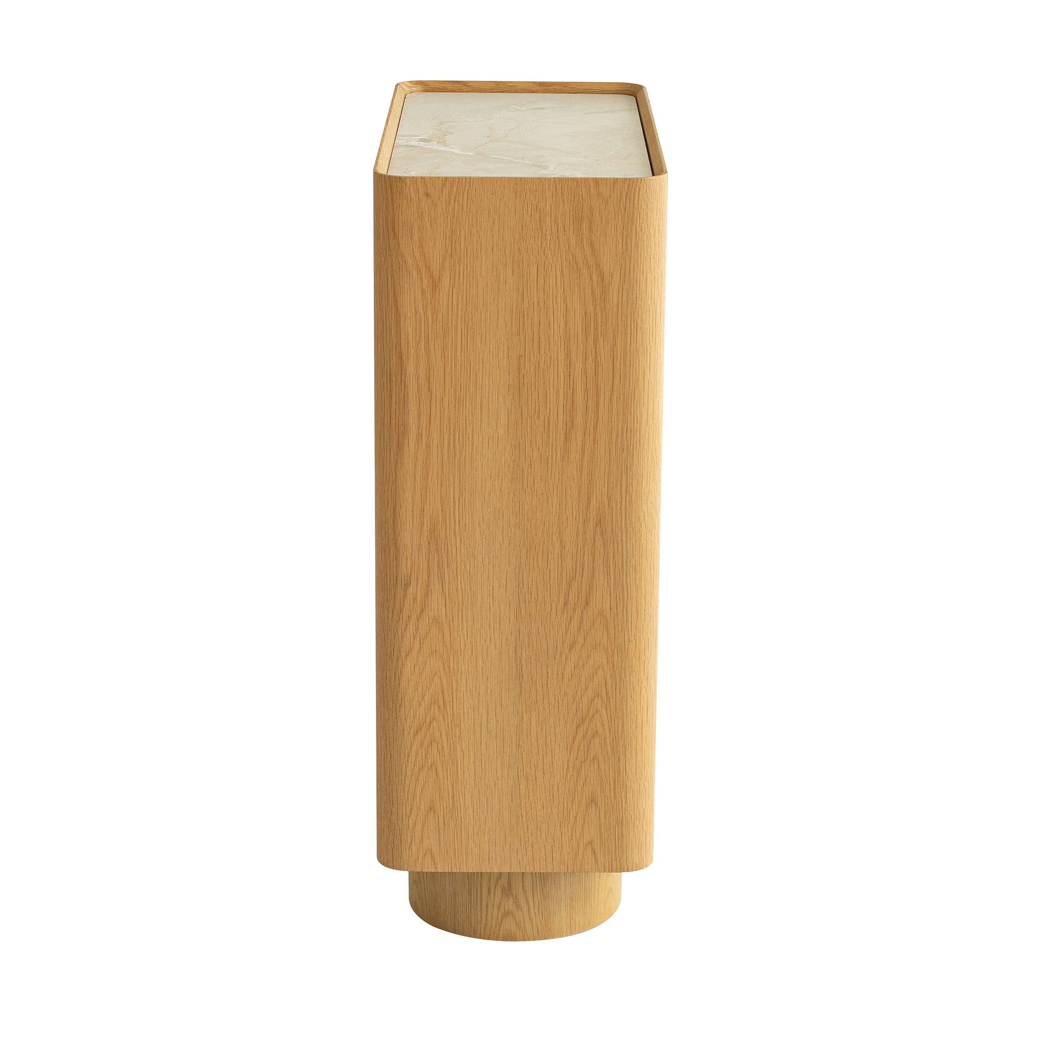 CDT12555-IG Stone Top Tallboy Drawer - Natural