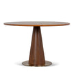 CDT12649-DR 1.2m Round Dining Table - Walnut