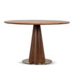 CDT12649-DR 1.2m Round Dining Table - Walnut