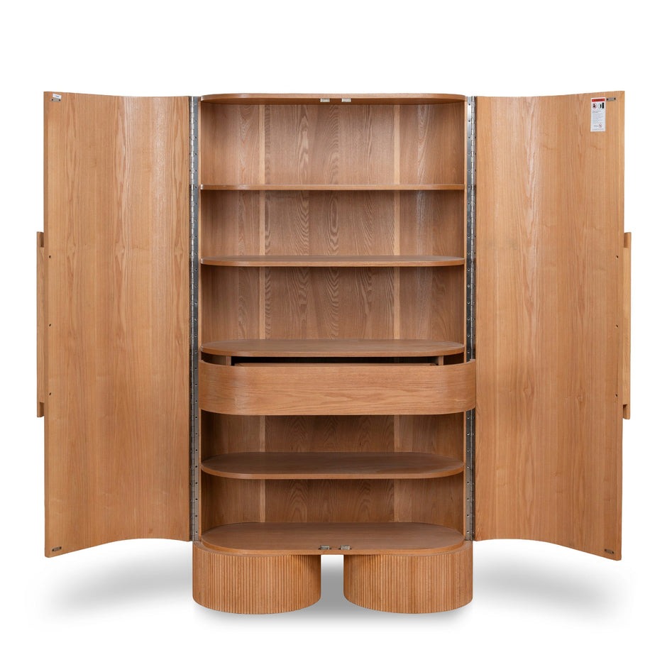 CDT12660-NI 1.82m (H) Tall Cabinet Unit - Light Natural