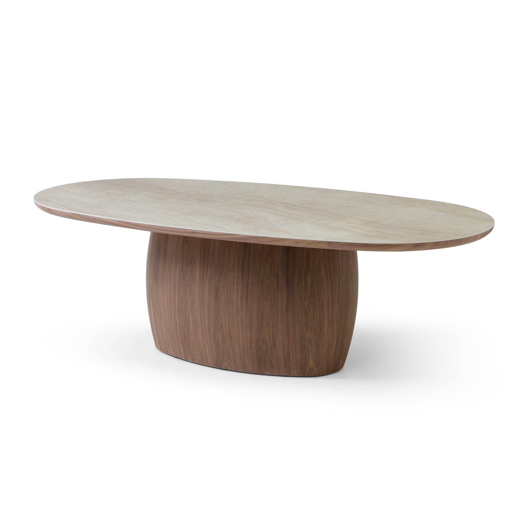 CDT12719-RX 2.3m Dining Table - Walnut
